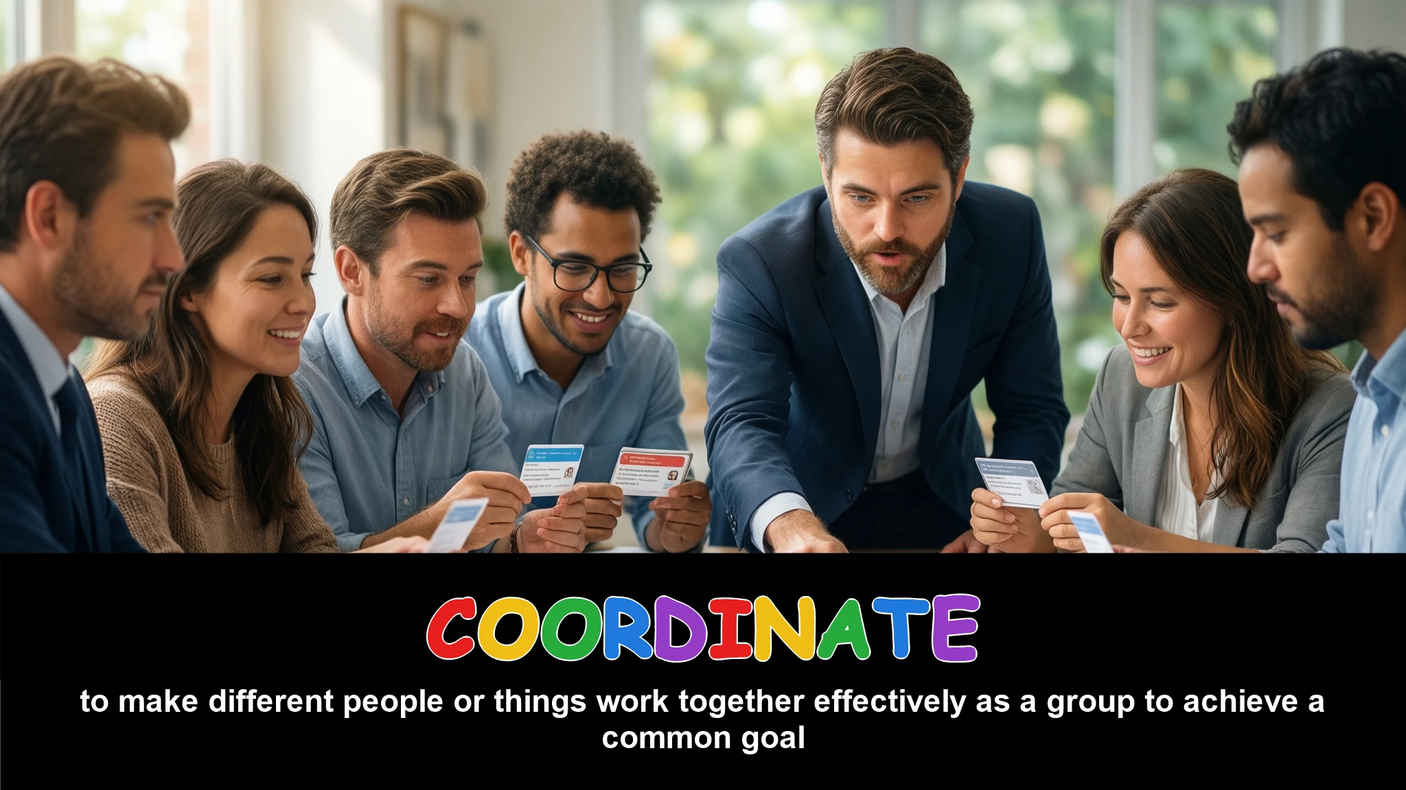 English Illustration for coordinate